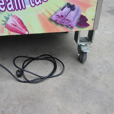 50CM single pan with 6 tanks fried ice cream roll machine, thai ice cream machine, fry ice cream roll machine