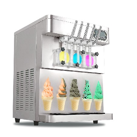 Kolice Commercial 7 flavors frozen yogurt maker soft serve ice cream machine