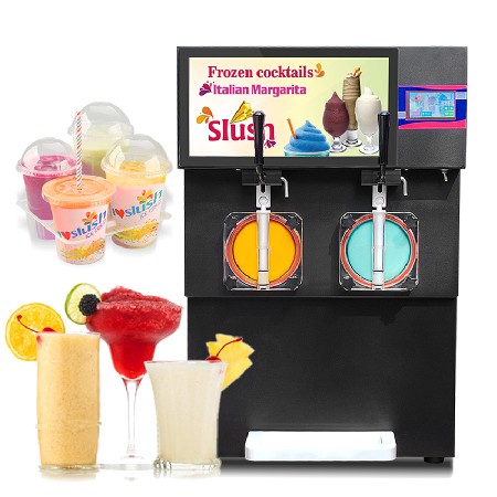 ICM-101B double bowls frozen cocktails slush machine