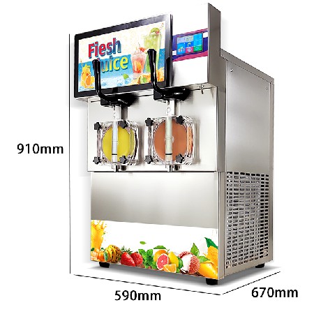 ICM-101O double bowls frozen cocktails slush machine