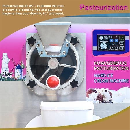 ICM-28P  hard ice cream machine with pasteurizer