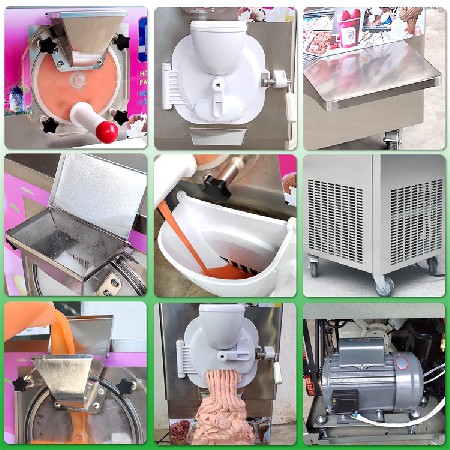 ICM-28P  hard ice cream machine with pasteurizer