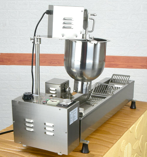 Donuts Making Machine/Donut Maker 450-800 pcs/Hour, with 3 Molds, Timer Control