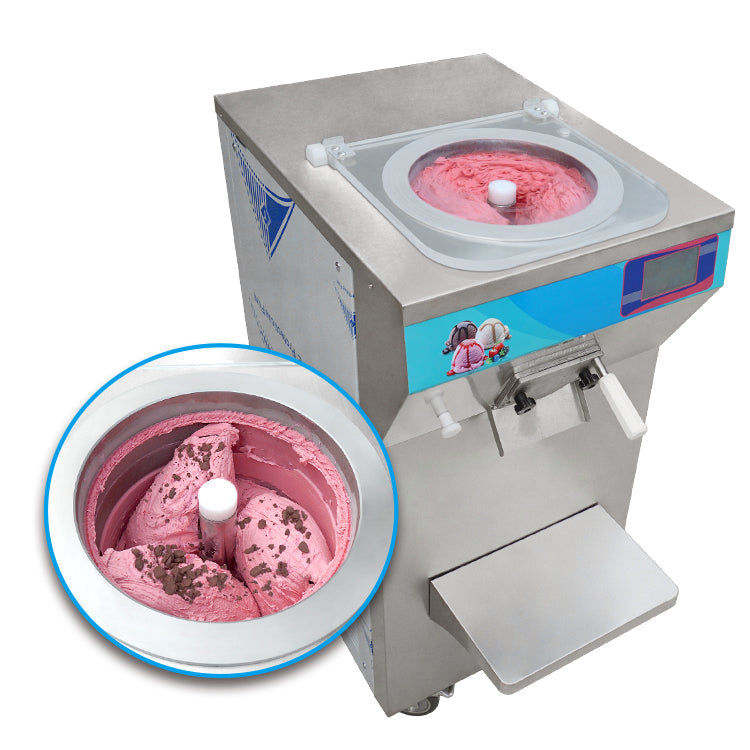 ETL CE vertical fruit hard ice cream machine, gelato ice cream machine, batch freezer, sorbetto making machine, Italian ice machine