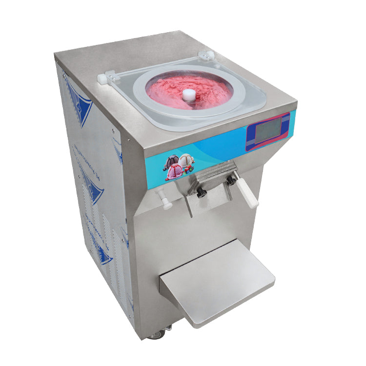 ETL CE vertical fruit hard ice cream machine, gelato ice cream machine, batch freezer, sorbetto making machine, Italian ice machine