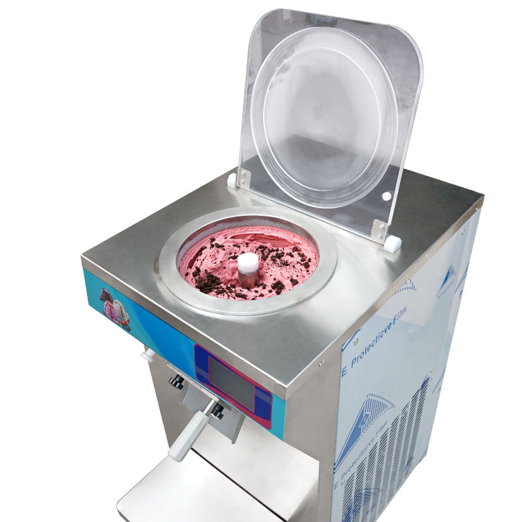 ETL CE vertical fruit hard ice cream machine, gelato ice cream machine, batch freezer, sorbetto making machine, Italian ice machine