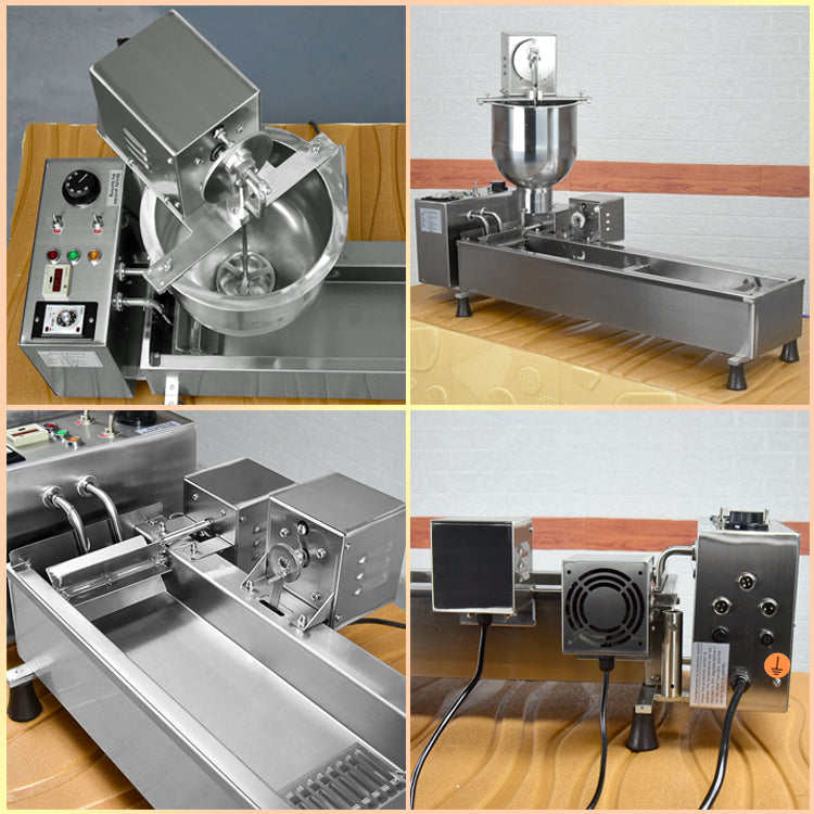 Donuts Making Machine/Donut Maker 450-800 pcs/Hour, with 3 Molds, Timer Control