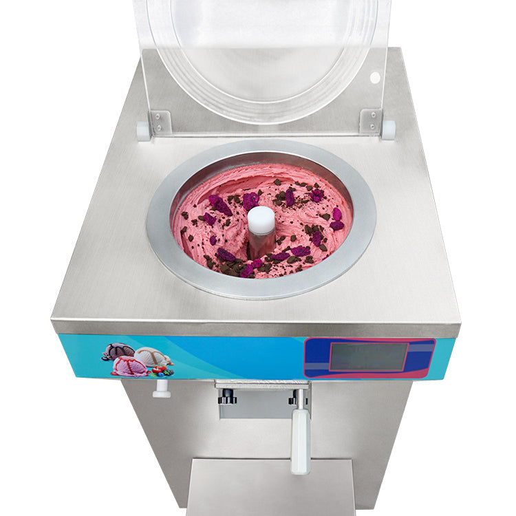 ETL CE vertical fruit hard ice cream machine, gelato ice cream machine, batch freezer, sorbetto making machine, Italian ice machine
