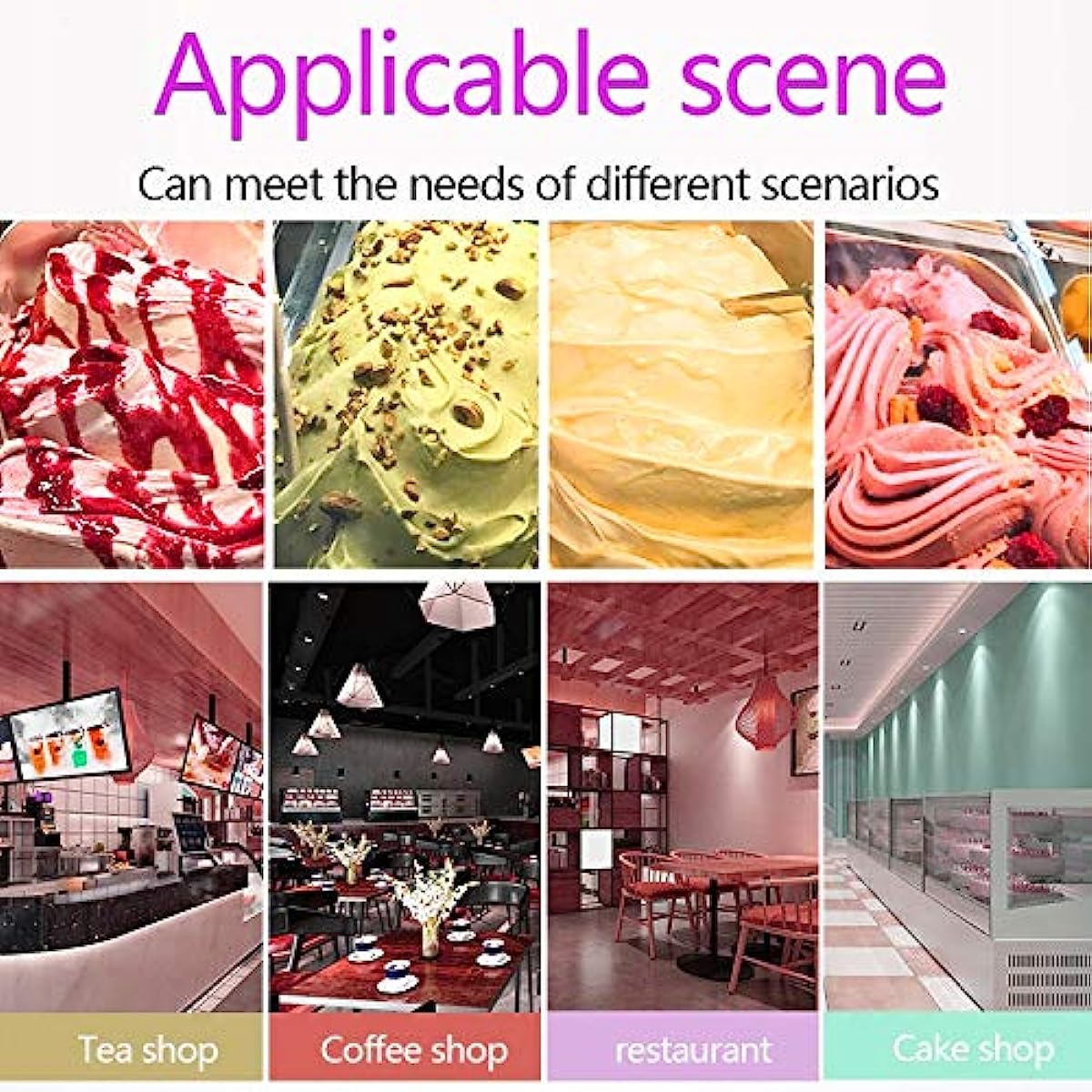 ETL CE Kolice ICM-38S Heavy Duty Commercial Gelato Hard ice Cream Machine,Italian water Ice Cream Machine,12-15 Gal/Hour