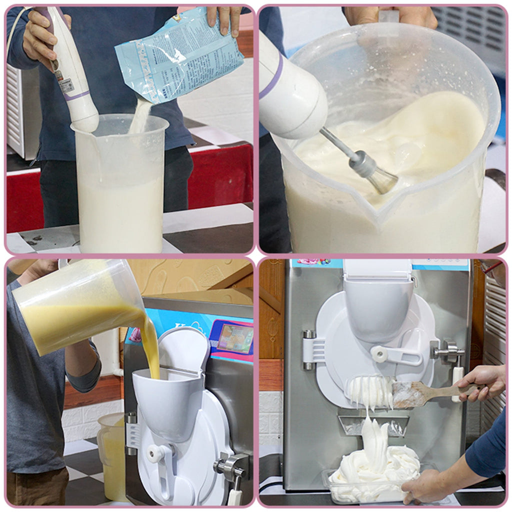 ICM-28 ETL Certificate Heavy Duty countertop Gelato hard ice Cream Machine italian water Street Food Machine 9-11 gal per hour