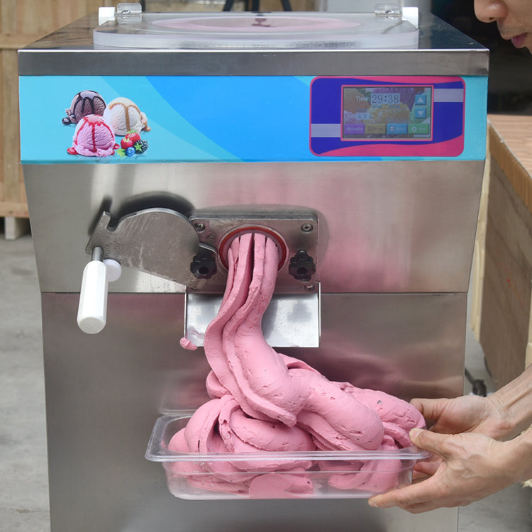 ETL CE vertical fruit hard ice cream machine, gelato ice cream machine, batch freezer, sorbetto making machine, Italian ice machine