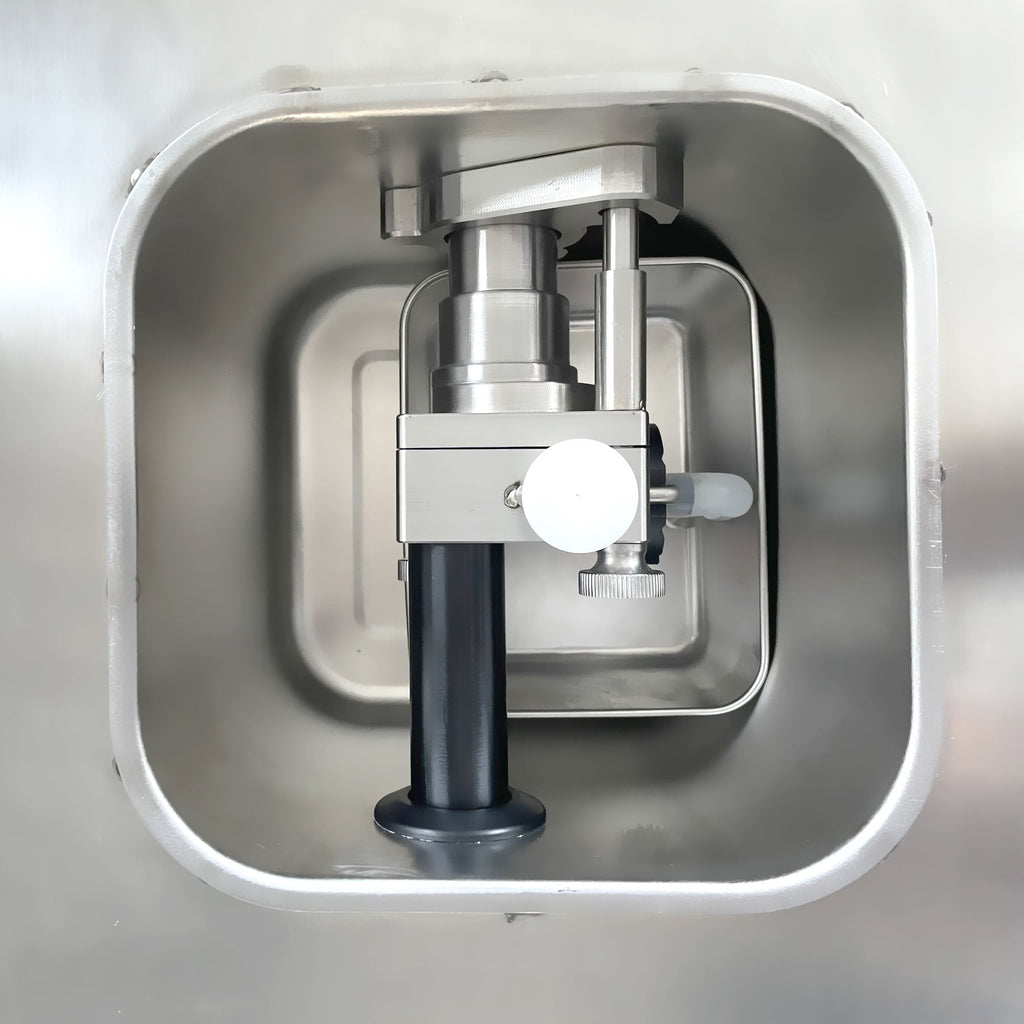 Countertop whipped cream dispenser machine, milkshape dessert cream maker with compressor and pump