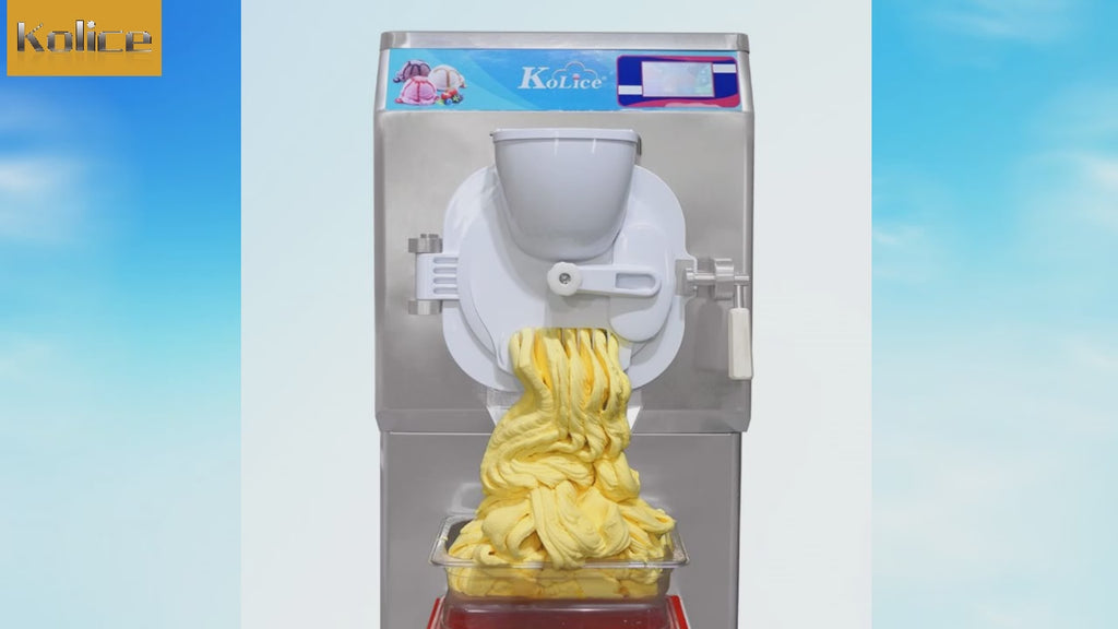 ICM-28S ETL hard ice cream machine gelato ice cream making machine Italian water ice maker-Italy designed extra strong door 9-11 gal per hour