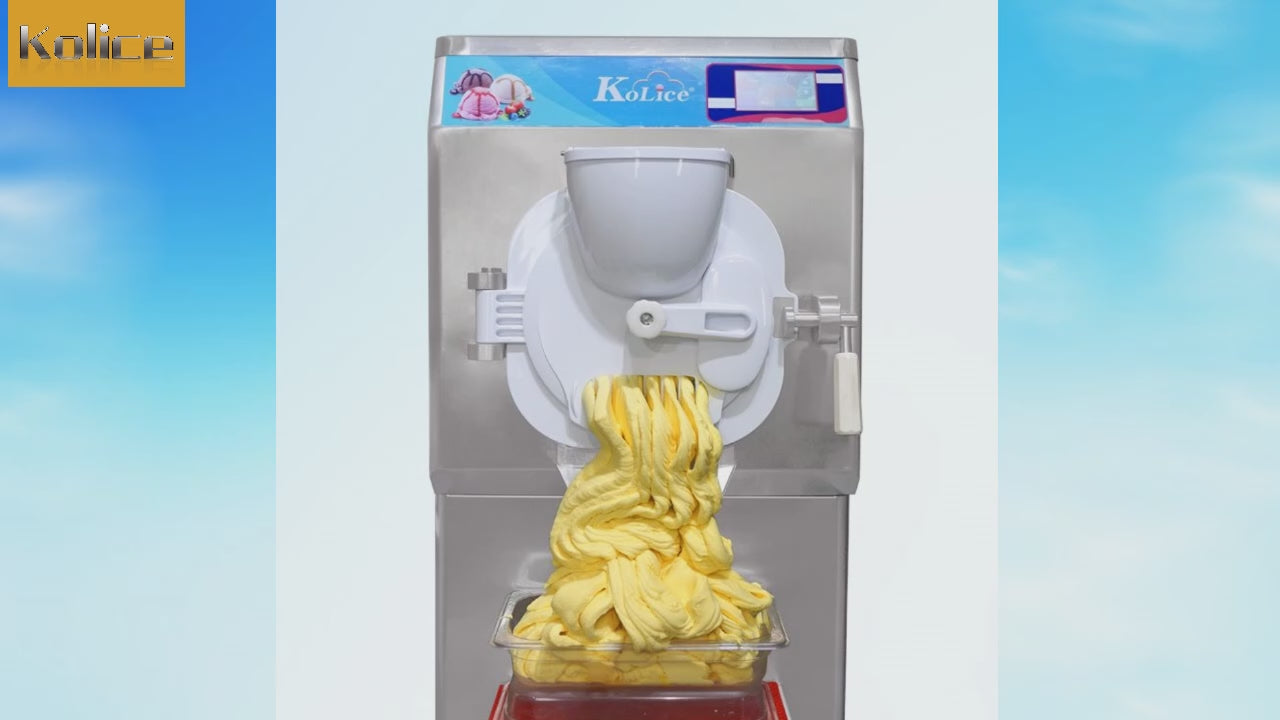 ICM-28S ETL hard ice cream machine gelato ice cream making machine Italian water ice maker-Italy designed extra strong door 9-11 gal per hour